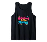La Maternidad es mi Ministerio Fe Familia Día de la Madre Camiseta sin Mangas