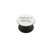La Maternidad es mi Ministerio Fe Familia Día de la Madre PopSockets PopGrip Adhesivo