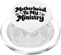 La Maternidad es mi Ministerio Fe Familia Día de la Madre PopSockets PopGrip para MagSafe