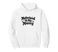 La Maternidad es mi Ministerio Fe Familia Día de la Madre Sudadera con Capucha