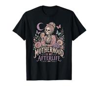 La Maternidad es mi Vida después de la Muerte, Espeluznante Esqueleto, mamá, Pastel gótico Camiseta