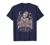La Maternidad es mi Vida después de la Muerte, Espeluznante Esqueleto, mamá, Pastel gótico Camiseta
