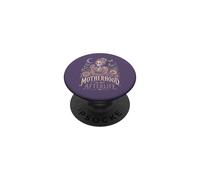 La Maternidad es mi Vida después de la Muerte, Espeluznante Esqueleto, mamá, Pastel gótico PopSockets PopGrip Adhesivo