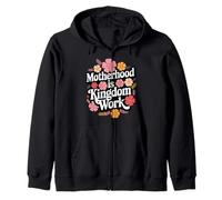 La Maternidad es Trabajo del Reino Camiseta Cristiana Floral Sudadera con Capucha