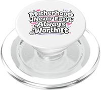 La Maternidad Nunca es fácil Siempre Vale la pena Mamá Vida PopSockets PopGrip para MagSafe