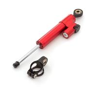 La Mayoría De Las Motocicletas Scooters Eléctricos Amortiguador De Dirección Ajustable Estabilizador Scooter Eléctrico Amortiguadores Aluminio Accesorios Motocicletas amortiguación de dirección(Red Bl