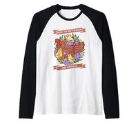 La mayoría de mis Amigos Son Animales (Declaración Vegetariana Vegana) Camiseta Manga Raglan