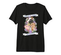 La mayoría de mis Amigos Son Animales (Declaración Vegetariana Vegana) Camiseta Premium