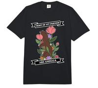 La mayoría de mis Amigos Son Animales (Declaración Vegetariana Vegana) Comfort Colors Adult Heavyweight T-Shirt