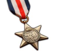 La Medalla Militar de la Estrella de Francia y Alemania Premio Militar Británico de la Commonwealth Segunda Guerra Mundial | Ejército | Armada | RAF | RÉPLICA George VI