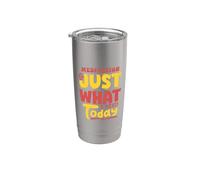 La meditación es justo lo que necesito hoy Vaso térmico de acero inoxidable de doble pared