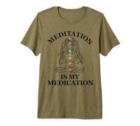 La meditación es mi medicación Kundalini Yoga Chakra Camiseta Premium