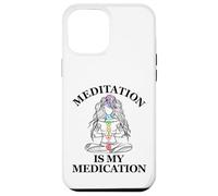 La meditación es mi medicación Kundalini Yoga Chakra Carcasa para iPhone 12 Pro MAX