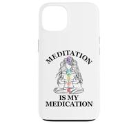 La meditación es mi medicación Kundalini Yoga Chakra Carcasa para iPhone 13