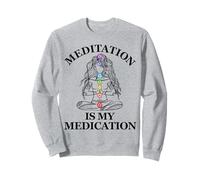 La meditación es mi medicación Kundalini Yoga Chakra Sudadera