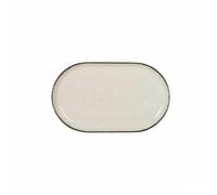 La Mediterránea Bandeja de Aperitivos Anllo Ovalado 25 x 15 x 2,2 cm (18 Unidades) - Marca EAN: 4899888755845