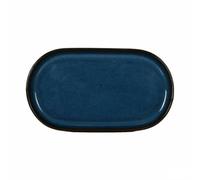 La Mediterránea Bandeja de Aperitivos Chester Azul Ovalado 20 x 11 x 1,5 cm (18 Unidades)