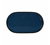 La Mediterránea Bandeja de Aperitivos Chester Azul Ovalado 36 x 20,5 x 3 cm (6 Unidades)