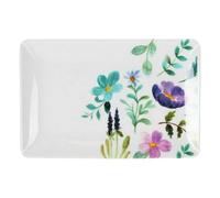 La Mediterránea Bandeja de Aperitivos Sakura Melamina Brillo 20 x 13 x 2 cm (24 Unidades)