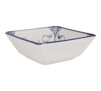 La Mediterránea - Bol Colección Rosetta Elite Brillo 13x13 cm - Porcelana Resistente - Apto para Lavavajillas y Microondas - Diseño Elegante para Sopas y Cereales