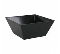 La Mediterránea Bol para Aperitivos Melamina Antracita 18 x 18 x 8 cm (24 Unidades)