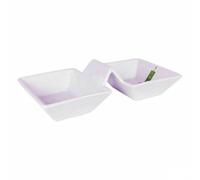 La Mediterránea Cuenco Yummy Blanco 24,3 x 12,5 x 6 cm (12 Unidades) (24,3 x 12,5 x 6 cm)