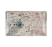 La Mediterránea Fuente de Cocina Grecia Porcelana Rectangular 25,3 x 15 x 1,8 cm (18 Unidades)
