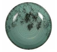 La Mediterránea Plato Hondo Aspe Turquesa Ø 22,7 x 5 cm (12 Unidades)