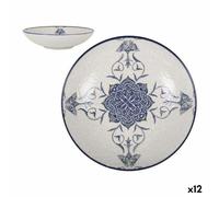 La Mediterránea Plato Hondo Rosetta Porcelana (12 Unidades)