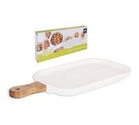 La Mediterránea S2205060 Bandeja de Aperitivos, Madera, 32.5 x 14.5 x 2 cm