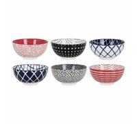 La Mediterránea S2206476 Cuenco Hana Porcelana, 15.5 x 7.7 cm