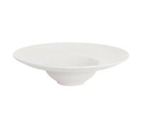 La Mediterránea S2206836 Plato para Pasta, Bari Marfil Gres, 25 x 6.6 cm