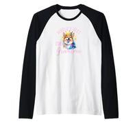 La Mejor Abuela Corgi del Mundo Pembroke Welsh Corgi Granddog Camiseta Manga Raglan