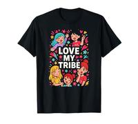La Mejor Amiga de Galentines Crew Love My Tribe Cute para Mujer Camiseta