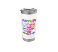 La mejor amiga de la cumpleañera Kawaii Dumpling Candy Birthday Vaso térmico de acero inoxidable de doble pared