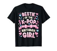 La Mejor Amiga de la Fiesta de cumpleaños Anime K Pop Girl Bestie Camiseta