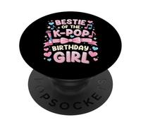 La Mejor Amiga de la Fiesta de cumpleaños Anime K Pop Girl Bestie PopSockets PopGrip Adhesivo