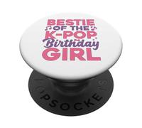 La Mejor Amiga de la Fiesta de cumpleaños Anime K Pop Girl Bestie PopSockets PopGrip Adhesivo