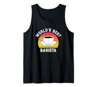 La mejor cafetera barista futura del mundo Camiseta sin Mangas