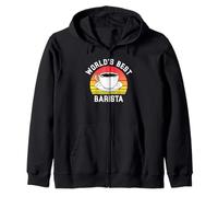 La mejor cafetera barista futura del mundo Sudadera con Capucha
