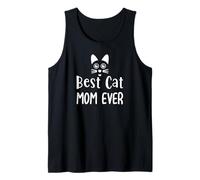 La Mejor Cara de Gato de la Historia de Cat Mom Camiseta sin Mangas