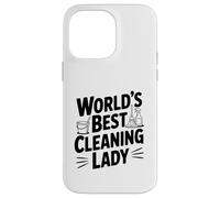 La Mejor Cita de la Dama de la Limpieza del Mundo para ama de Llaves Carcasa para iPhone 14 Pro MAX