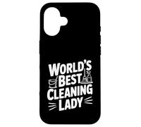 La Mejor Cita de la Dama de la Limpieza del Mundo para ama de Llaves Carcasa para iPhone 16