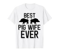 La Mejor Esposa cerda de Caza de jabalíes Camiseta gráfica económica