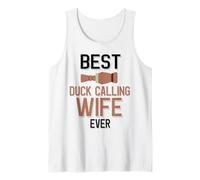 La Mejor Esposa Que Llama Pato Nunca Caza de Patos Camiseta sin Mangas