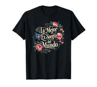 La Mejor Ex Suegra del Mundo Diseño Familiar Español Camiseta