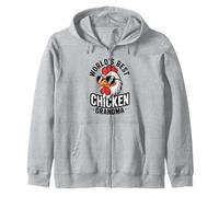 La Mejor gallina de Granja Divertida de Pollo del Mundo Sudadera con Capucha