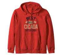 La Mejor Hermana de cigarra Sudadera con Capucha
