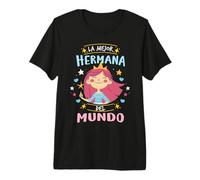 La Mejor Hermana del Mundo de Niña Hija Niñita Camiseta Premium