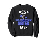 La Mejor Hermana Skink de Lengua Azul Sudadera